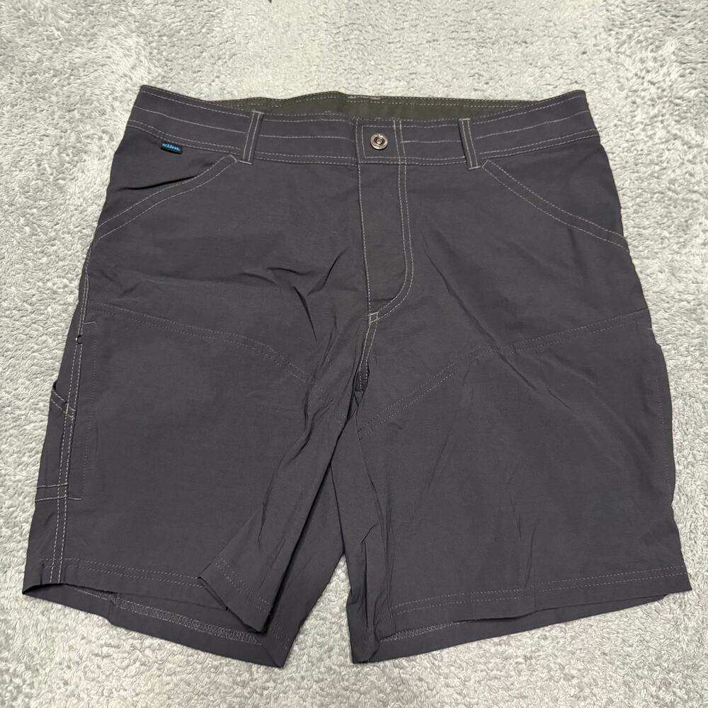 KUHL Renegade Cargo Shorts Mens 36 Gray 5121 Hiking Outdoor Technical Stretch